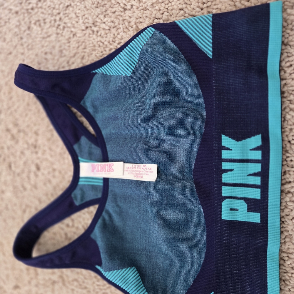 Blue and Teal Sports Bra